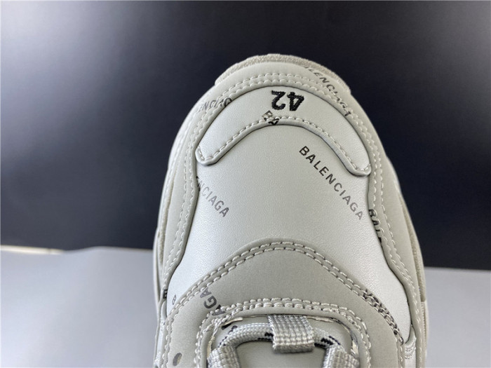 blcg sneaker triple.s.gomma grey black 536737 w2fa1 1210