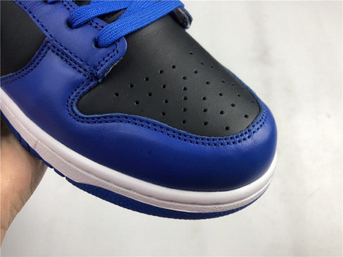 nike dunk low retro black hyper cobalt (2021) dd1391-001