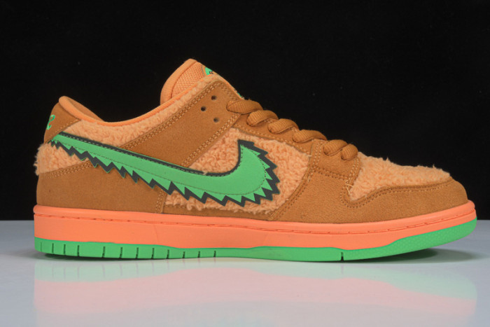 grateful dead nike sb dunk low orange bear cj5378-800