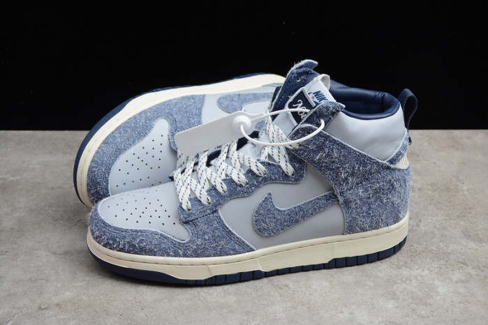 nike dunk high ab notre midnight navy  cw3092-400
