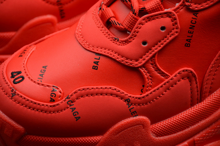 blcg sneaker triple.s.gomma red 524039 w2fa1 7632