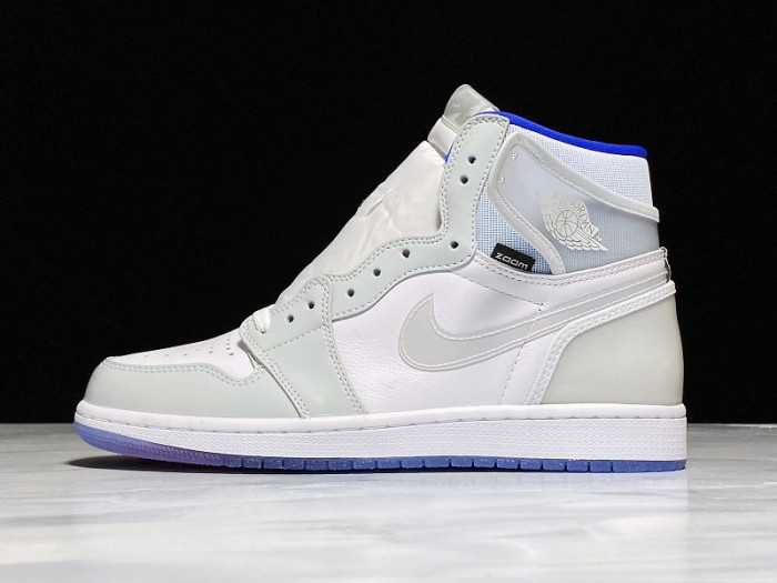 air jordan 1 retro high zoom white racer blue  ck6637-104
