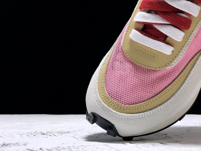 sacai x nike l0vtd waffle daybreak pink red white bv0073 500