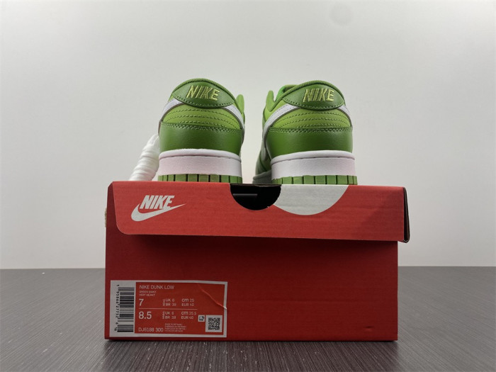 nike dunk low green white dj6188-300