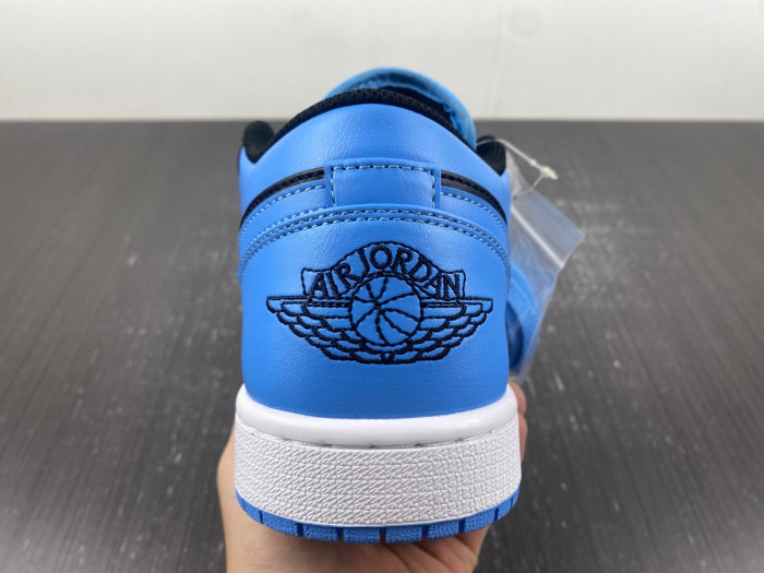air jordan 1 low black university blue 553558-041