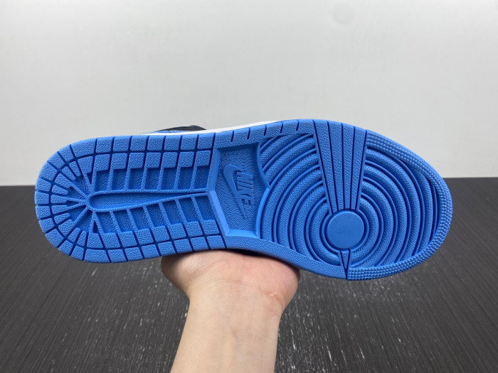 air jordan 1 low black university blue 553558-041