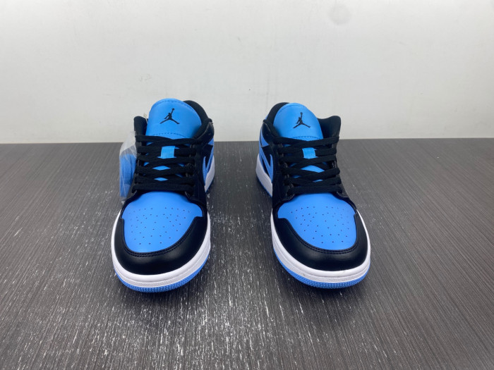air jordan 1 low black university blue 553558-041