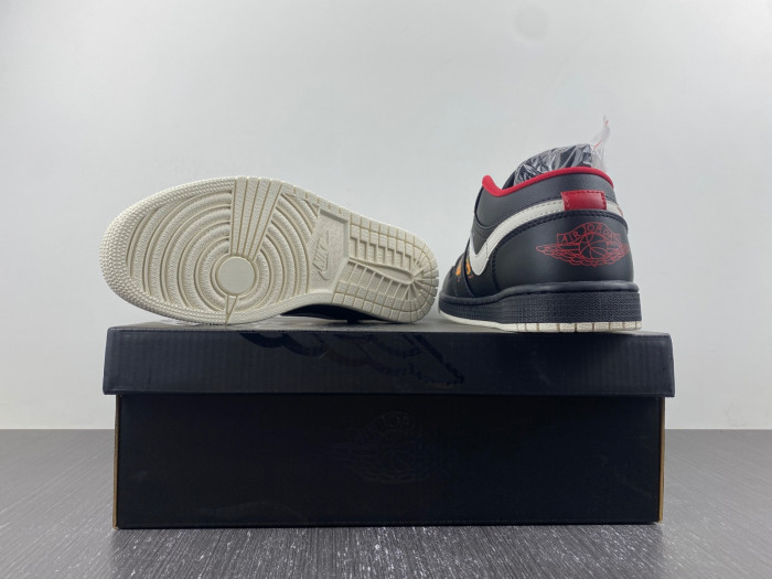 air jordan 1 low se just skate black - fj7073-010