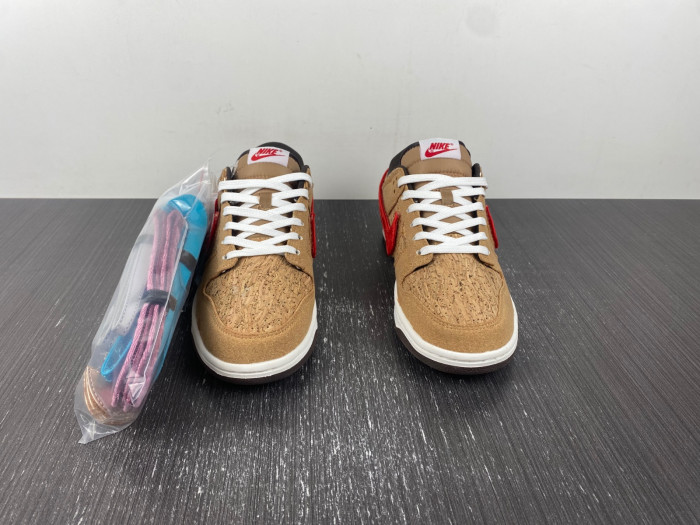 clot x nike dunk low "cork" fn0317-121