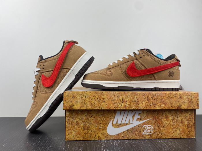 clot x nike dunk low "cork" fn0317-121
