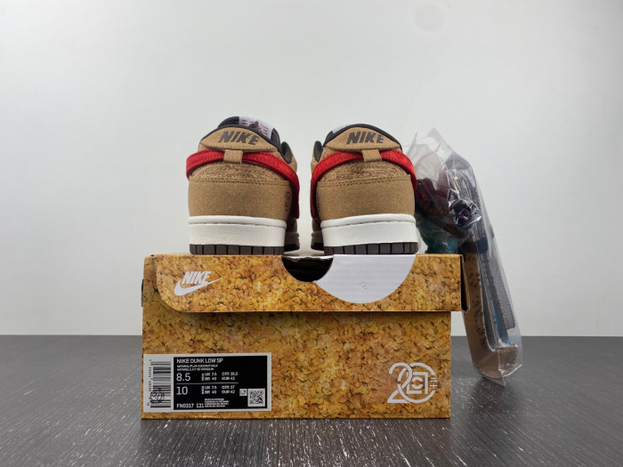 clot x nike dunk low "cork" fn0317-121