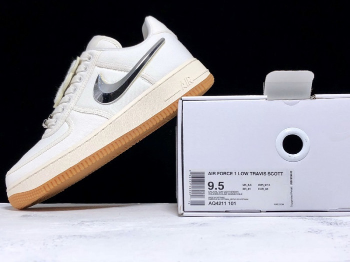 air force 1 low travis scott sail  aq4211-101