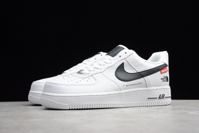 x the n0*h F**e x nike air force 1 white/black ar3066-100