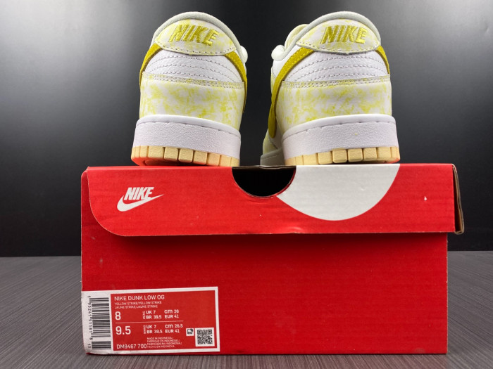 nike dunk low "yellow strike" dm9467-700