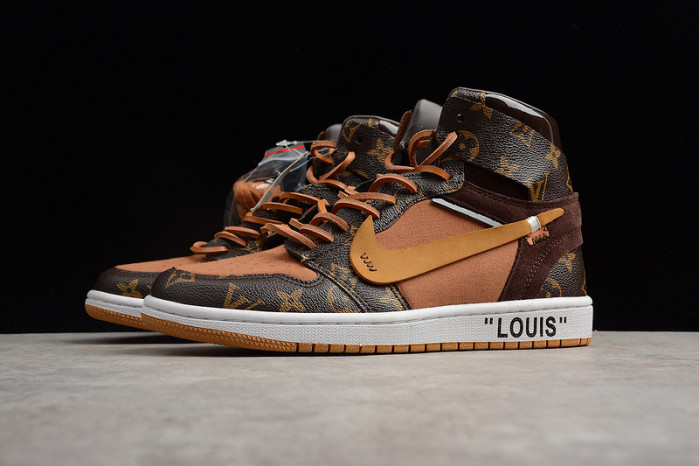 air jordan 1 ofw-l0vt aq0818-158 (with case)