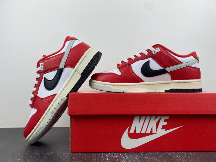 nike dunk low chicago split - dz2536-600