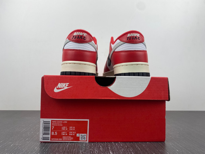 nike dunk low chicago split - dz2536-600