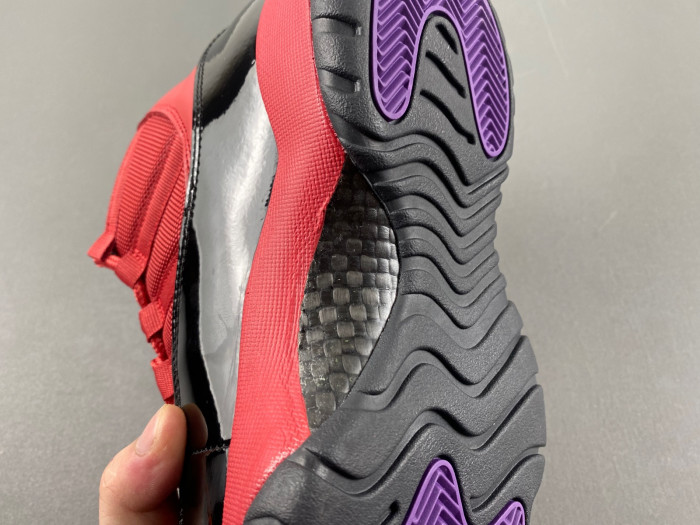 air jordan 11 retro “red black” ct8012-600