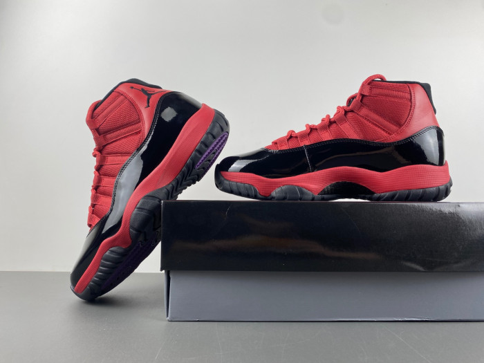 air jordan 11 retro “red black” ct8012-600