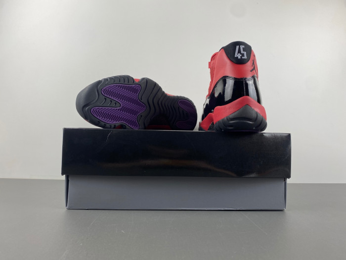 air jordan 11 retro “red black” ct8012-600