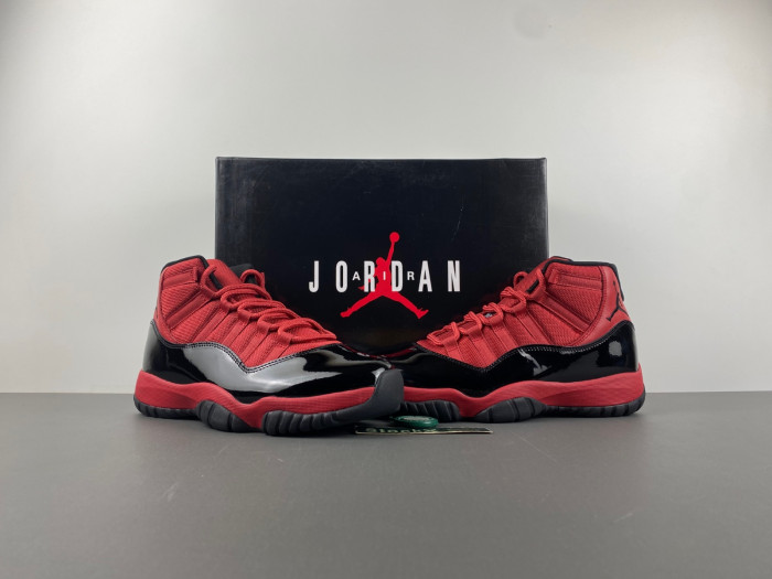 air jordan 11 retro “red black” ct8012-600