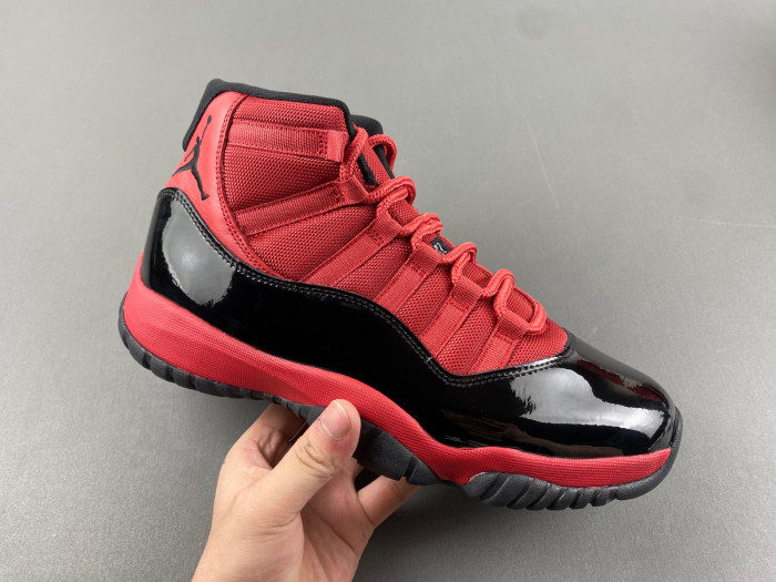 air jordan 11 retro “red black” ct8012-600