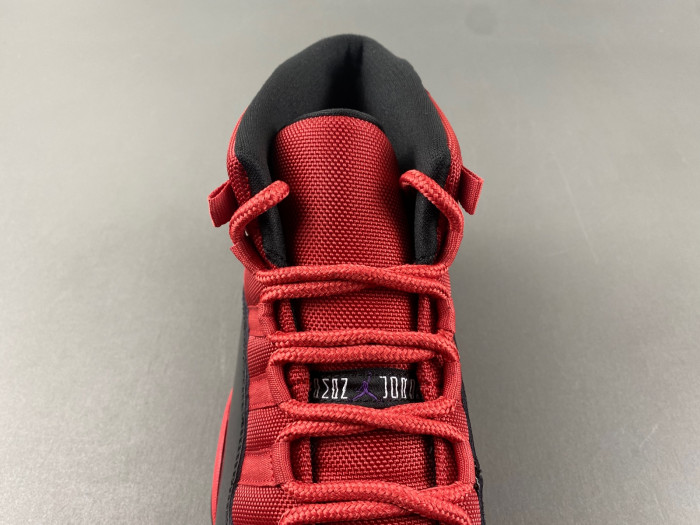 air jordan 11 retro “red black” ct8012-600