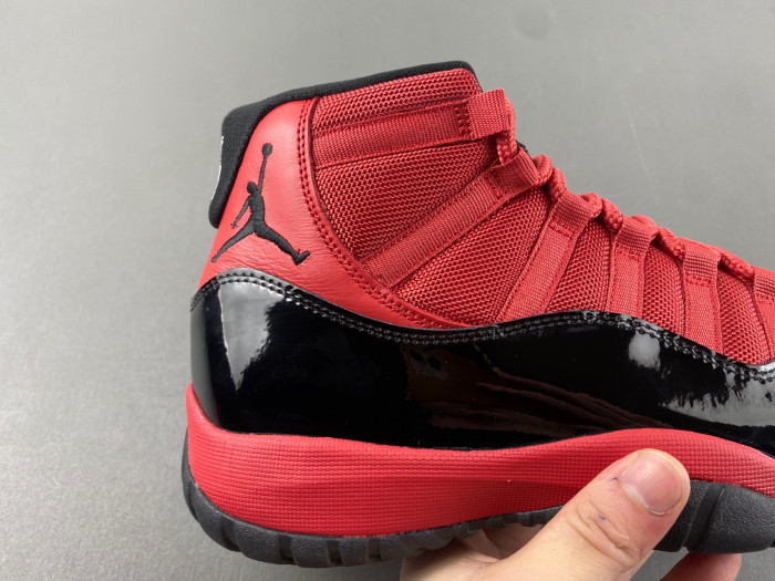 air jordan 11 retro “red black” ct8012-600