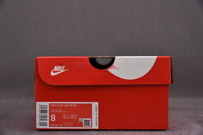 nike dunk low grey fog - dd1391-103