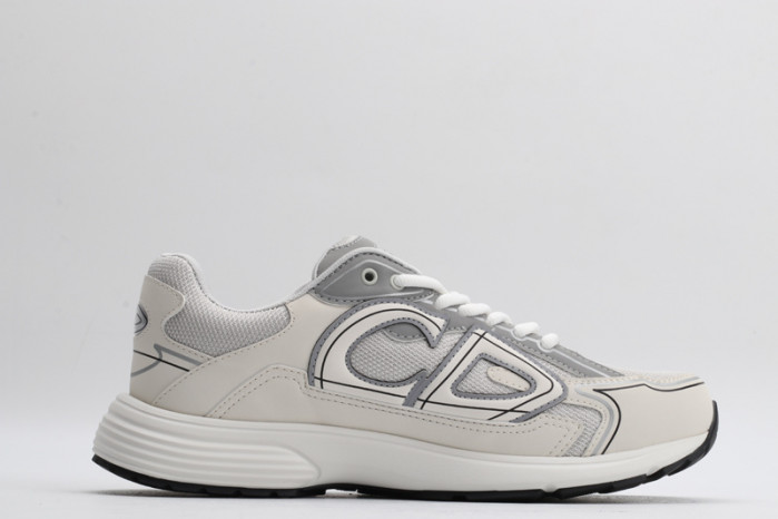 b30 sneaker gray mesh and white