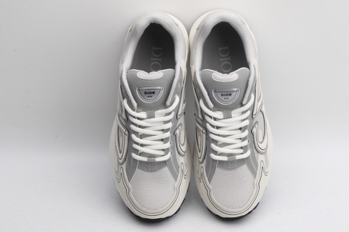 b30 sneaker gray mesh and white