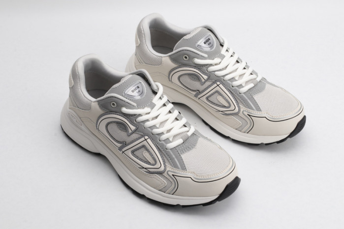 b30 sneaker gray mesh and white