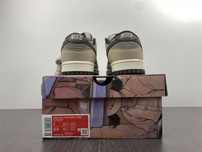 otomo katsuhiro x nike sb dunk low steamboy ost grey brown mocha  lf0039-001