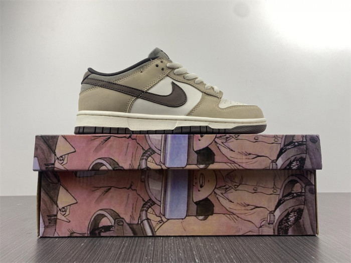 otomo katsuhiro x nike sb dunk low steamboy ost grey brown mocha  lf0039-001