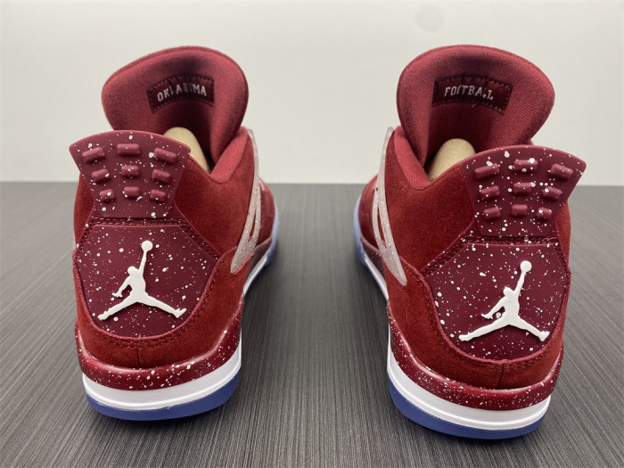 air jordan 4 retro pe oklahoma sooners aj4-904282