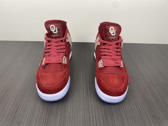 air jordan 4 retro pe oklahoma sooners aj4-904282