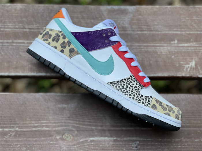nike dunk low safari mix  - dn3866-100