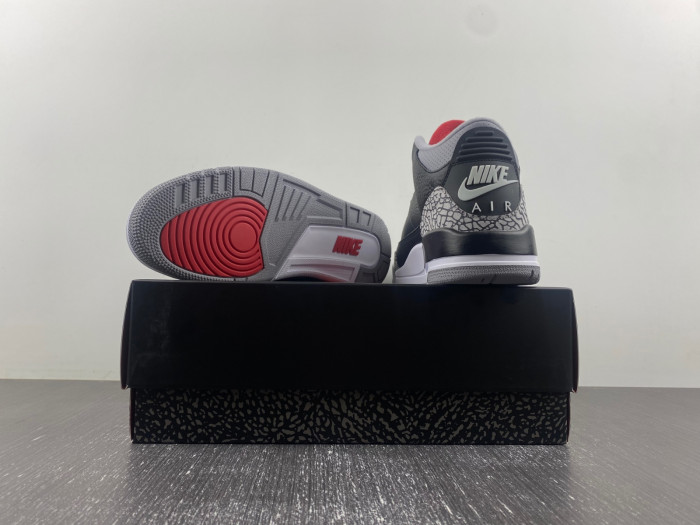 air jordan 3 retro black cement (2018) 854262-001