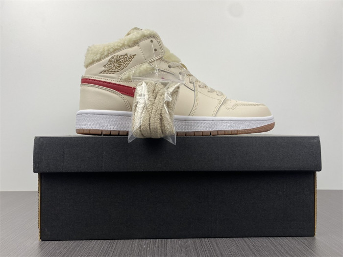 air jordan 1 mid gs "fleece" do2207-264