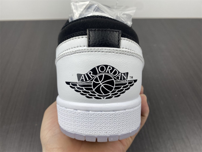 air jordan 1 low white/black dh6931-001