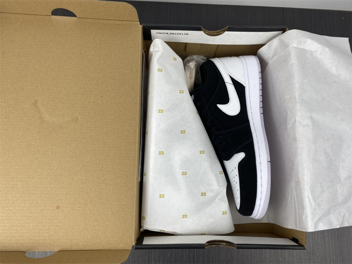 air jordan 1 low white/black dh6931-001