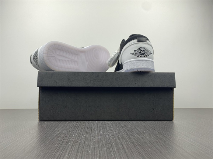 air jordan 1 low white/black dh6931-001