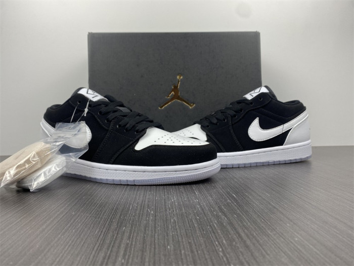 air jordan 1 low white/black dh6931-001