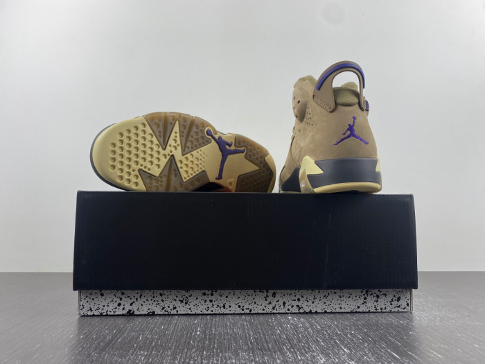 air jordan 6 gore-tex "brown kelp" fd1643-300