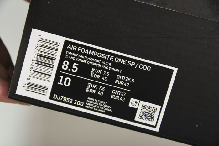 comme des garçons homme plus x nike air foamposite one 