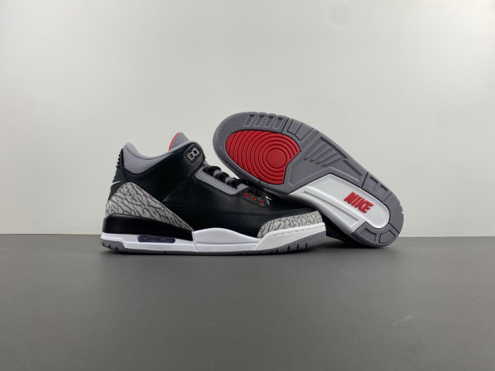 air jordan 3 black cement 2024 dn3707-010