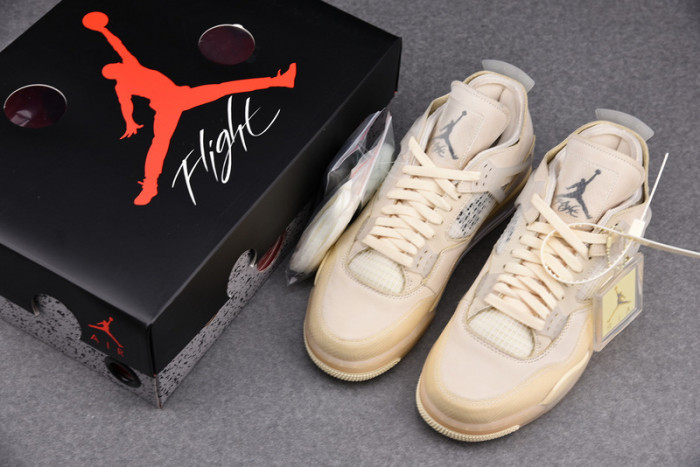 air jordan 4 retro ofw sail cv9388-100