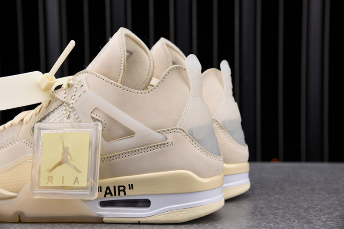 air jordan 4 retro ofw sail cv9388-100