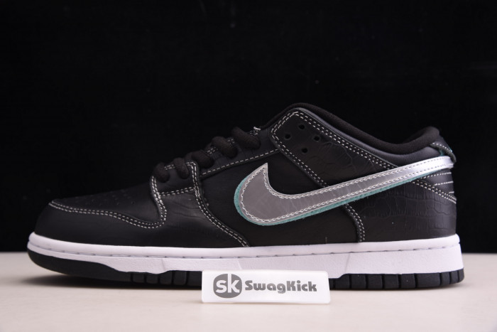 nike sb dunk low Di*m*nd s*pply co black Di*m*nd bv1310-001