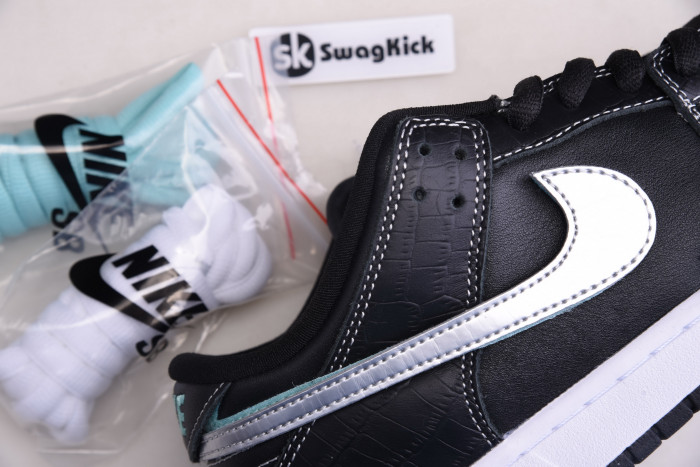 nike sb dunk low Di*m*nd s*pply co black Di*m*nd bv1310-001